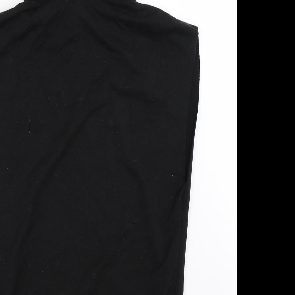 Boohoo Mens Black   Pullover Hoodie Size M