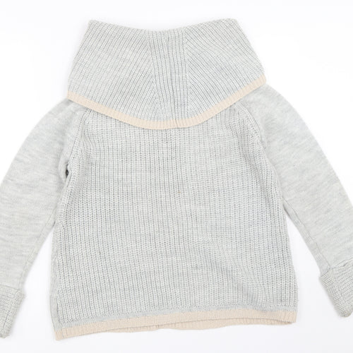 Oasis Womens Grey   Pullover Jumper Size M