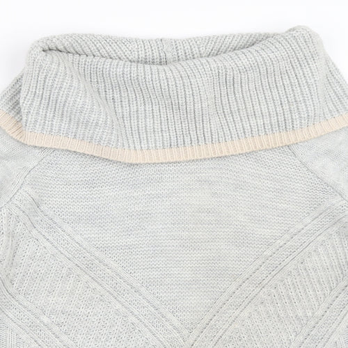 Oasis Womens Grey   Pullover Jumper Size M