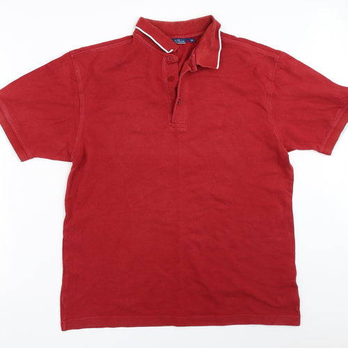 Easy Mens Red    Polo Size M