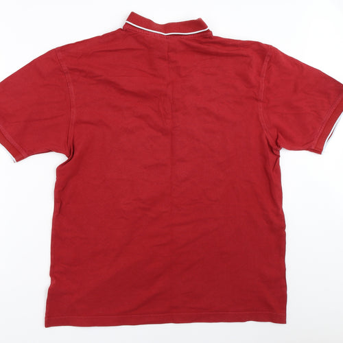Easy Mens Red    Polo Size M