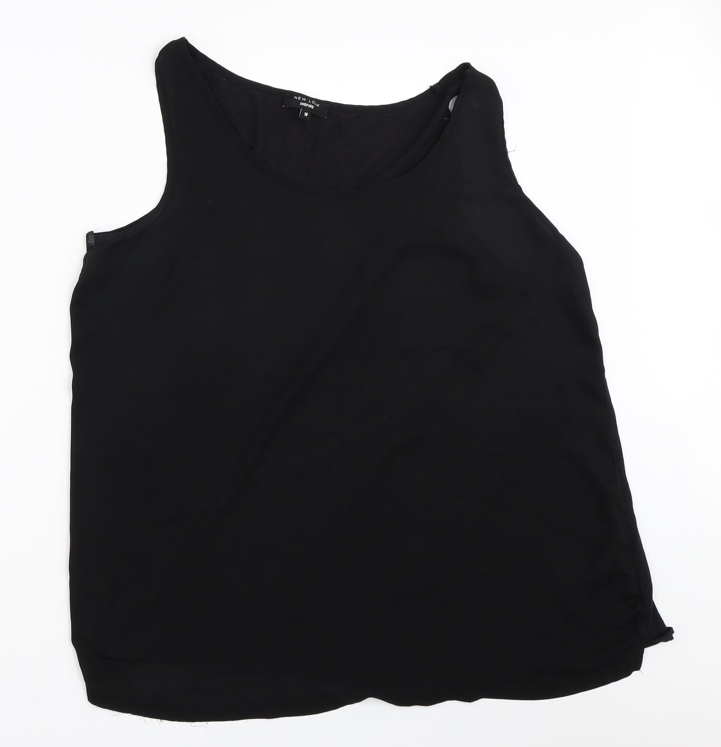 New Look Womens Black   Basic Blouse Size 18