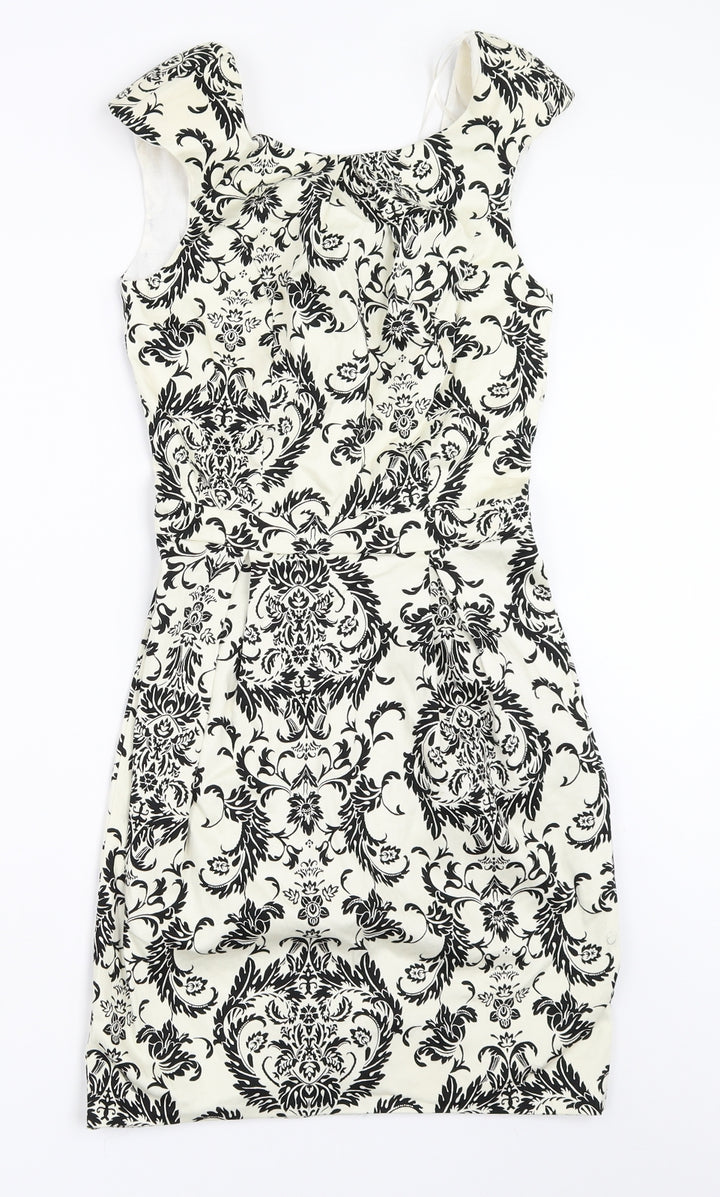 Primark Womens Ivory Geometric Shift Size 6