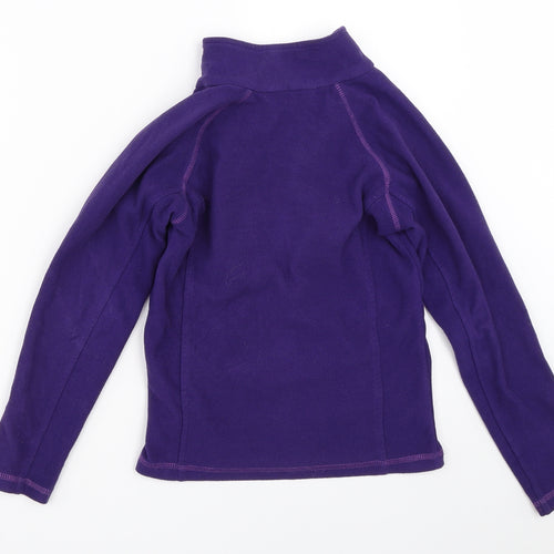 Mountain Warehouse Girls Purple  Fleece Jacket  Size 7-8 Years