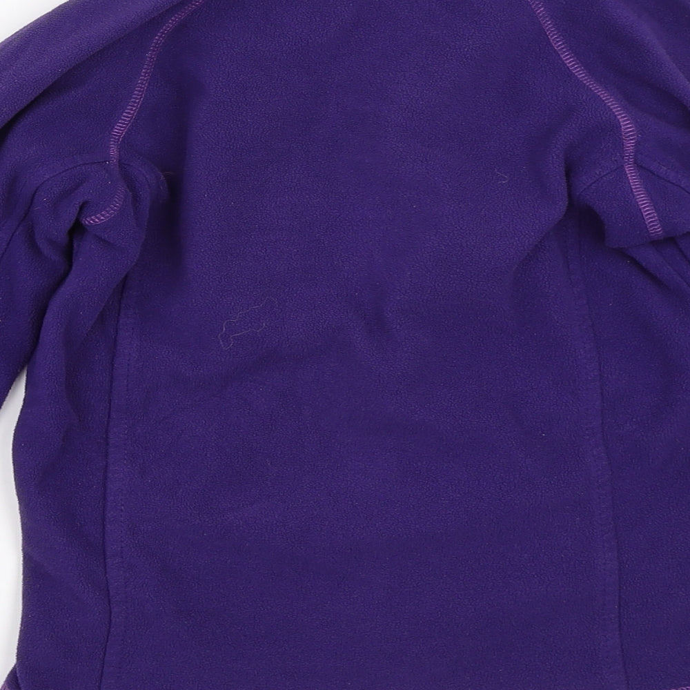Mountain Warehouse Girls Purple  Fleece Jacket  Size 7-8 Years