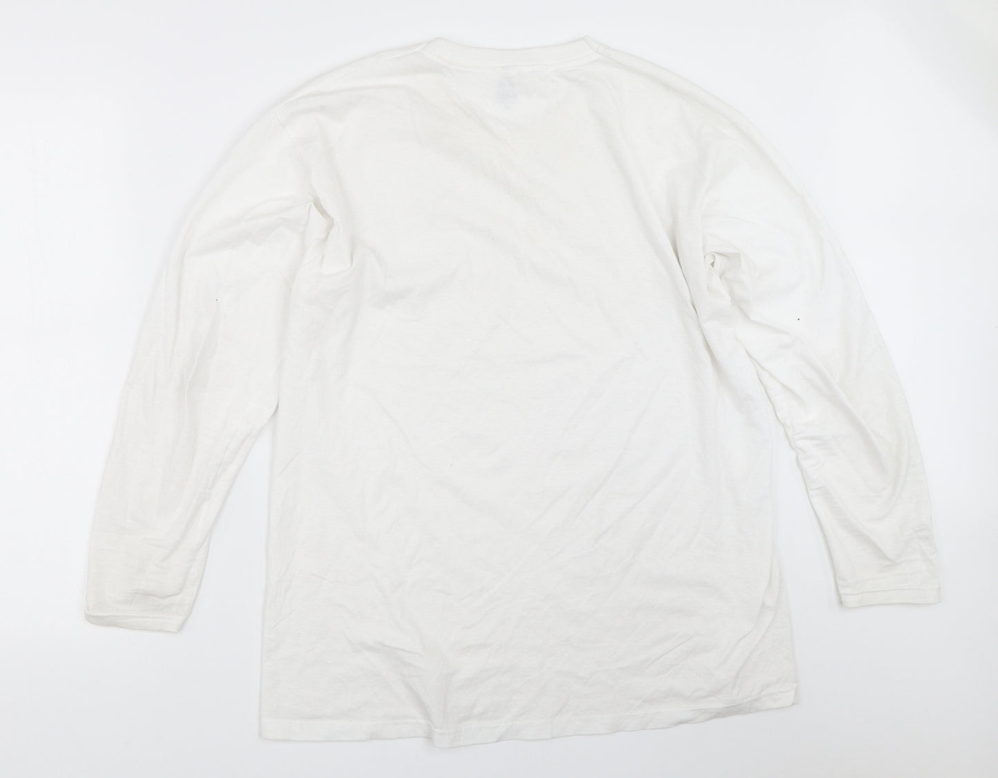 Fruit of the Loom Mens White    T-Shirt Size L