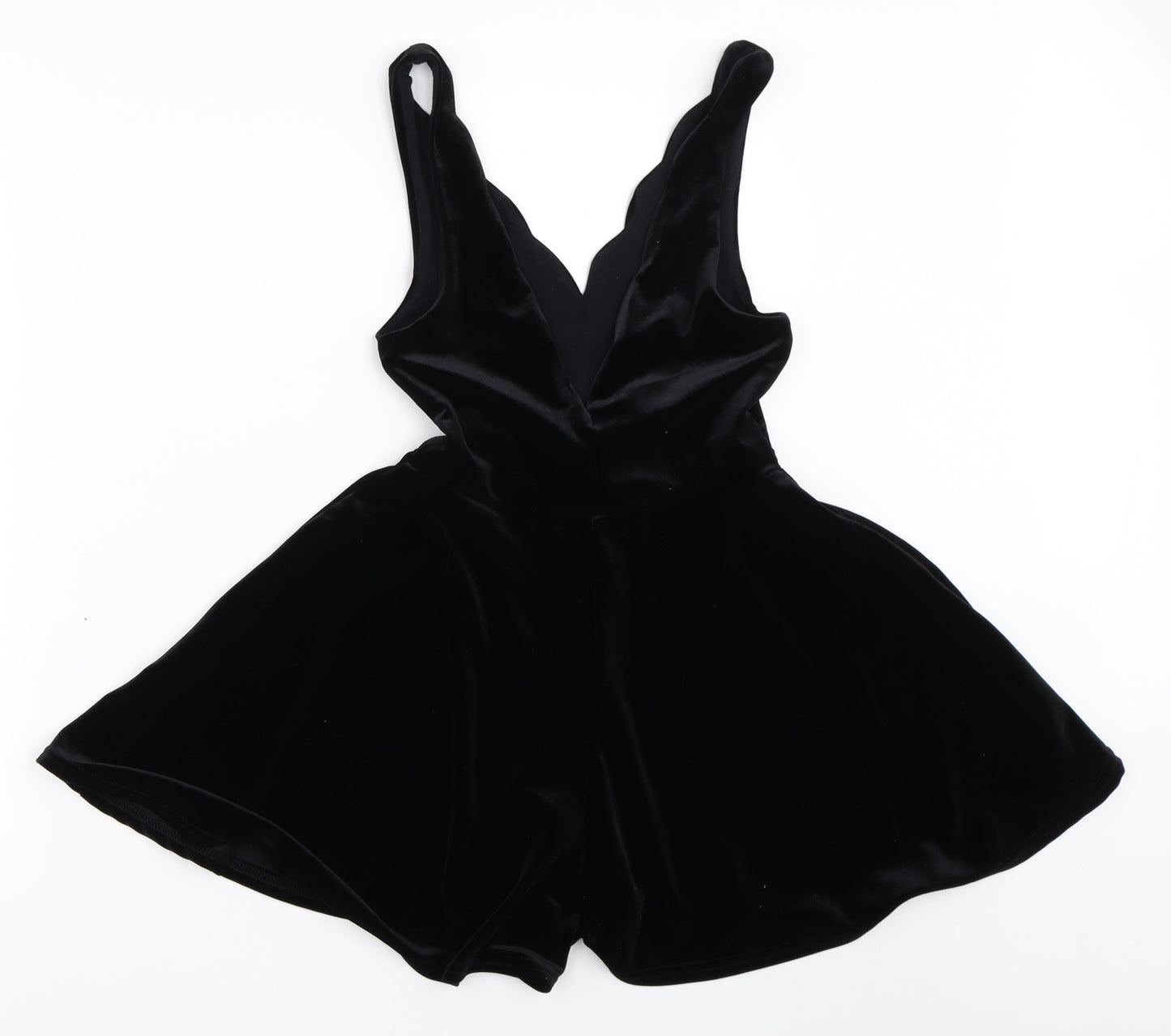 Pins & Needles Womens Black  Velour Playsuit One-Piece Size XS