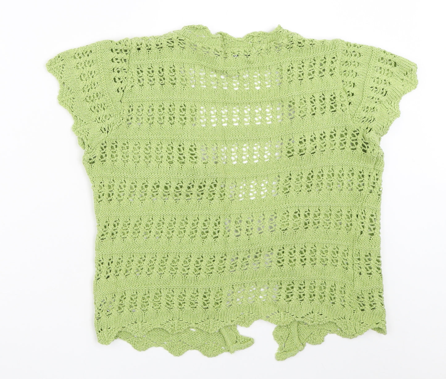 M&Co Womens Green   Cardigan Jumper Size L