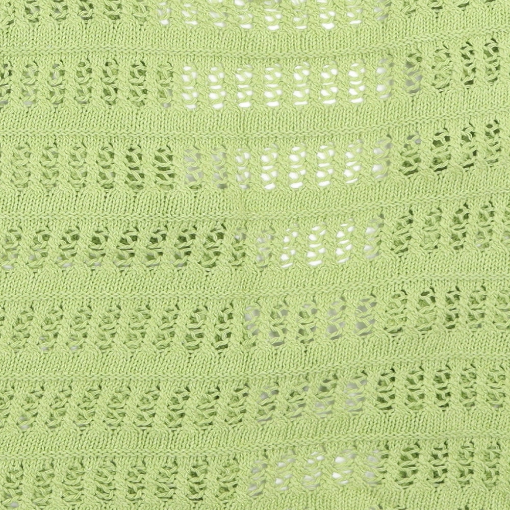 M&Co Womens Green   Cardigan Jumper Size L