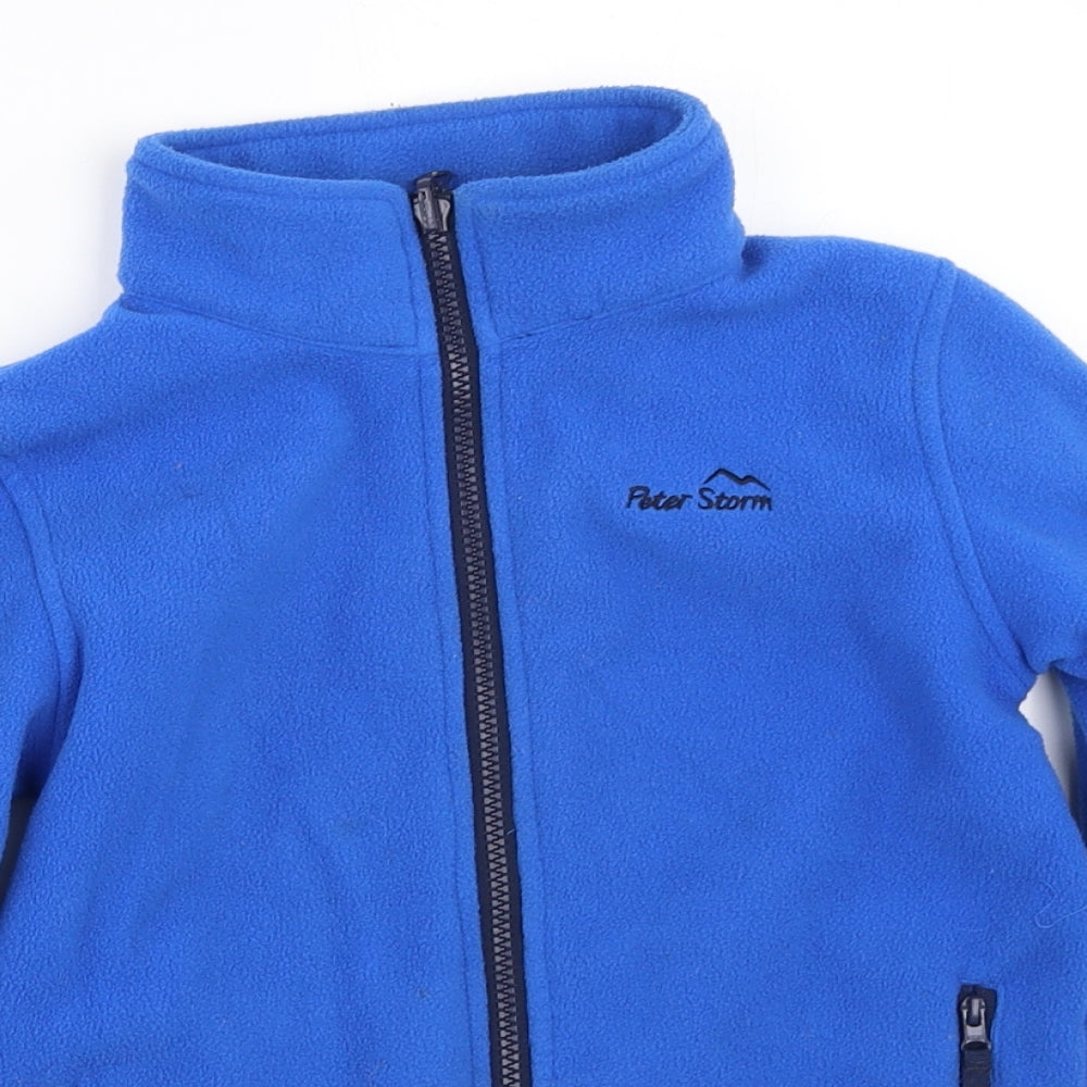 Peter Storm Boys Blue  Fleece Jacket  Size 7-8 Years