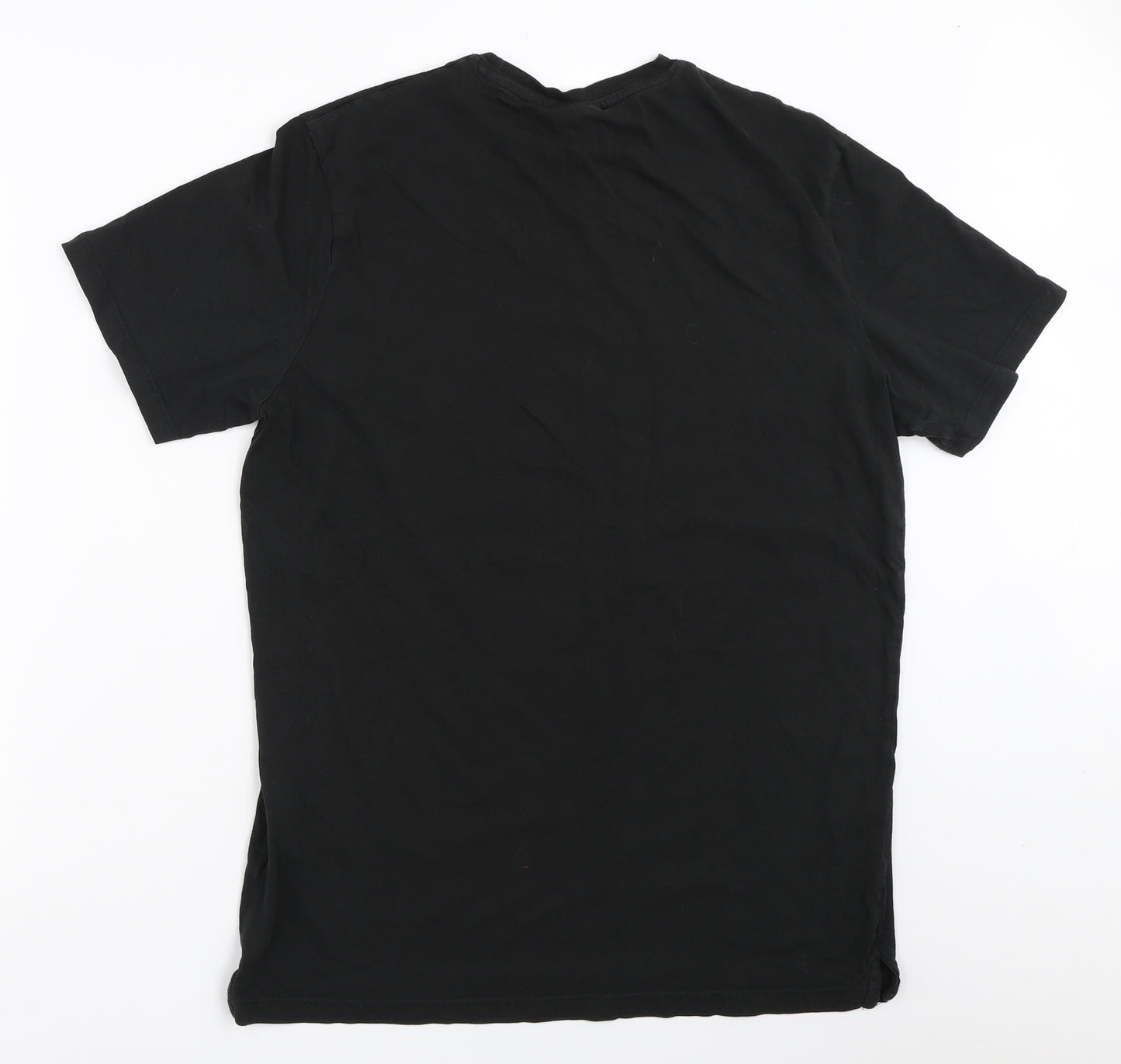 JACK & JONES Mens Black    T-Shirt Size L