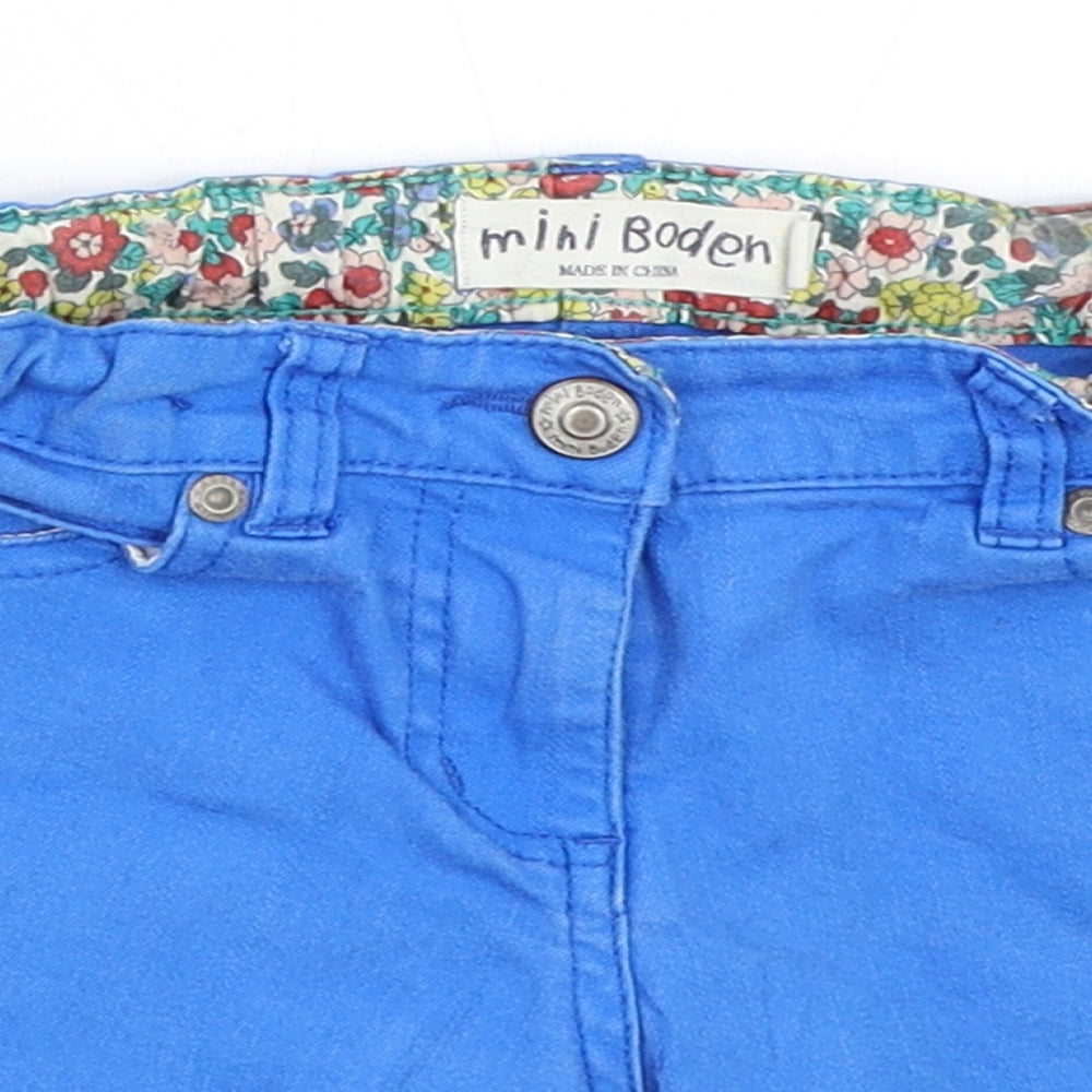 Mini Boden Girls Blue   Hot Pants Shorts Size 8 Years