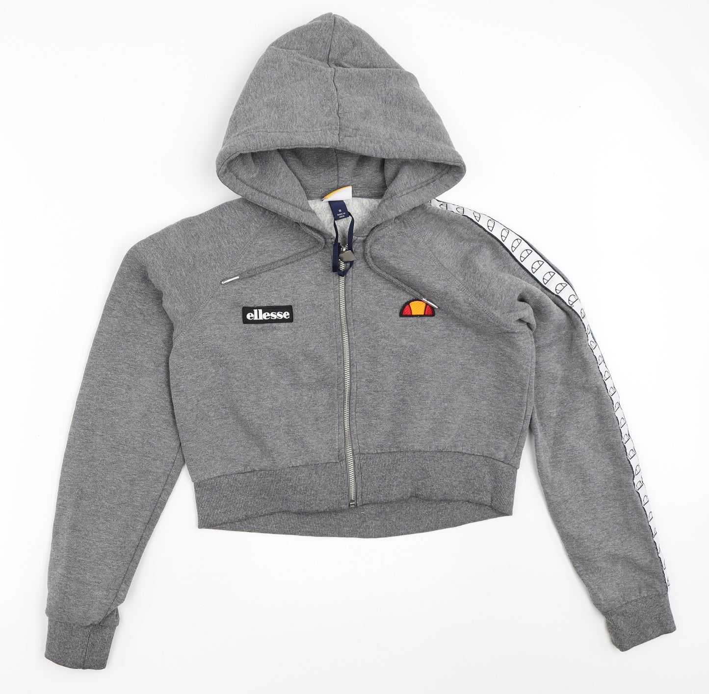 ellesse Womens Grey   Full Zip Hoodie Size 8