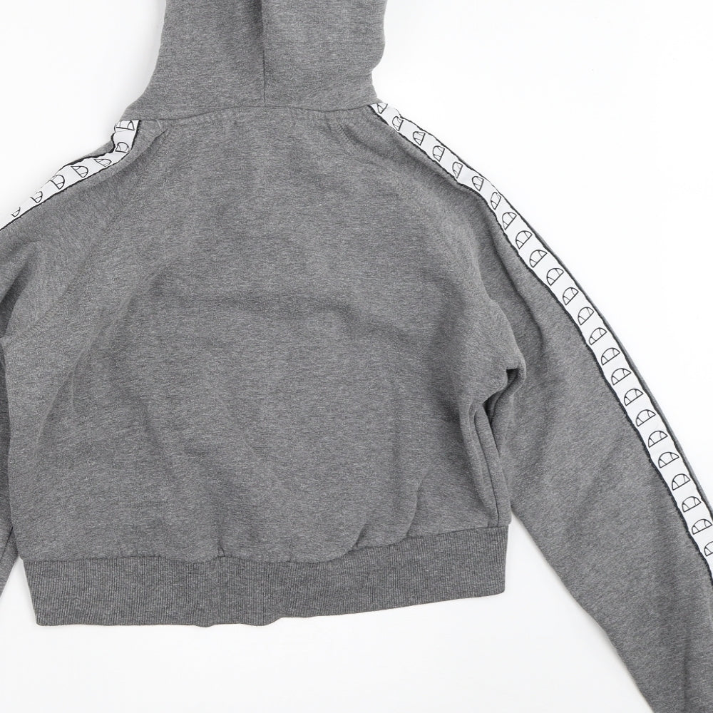 ellesse Womens Grey   Full Zip Hoodie Size 8