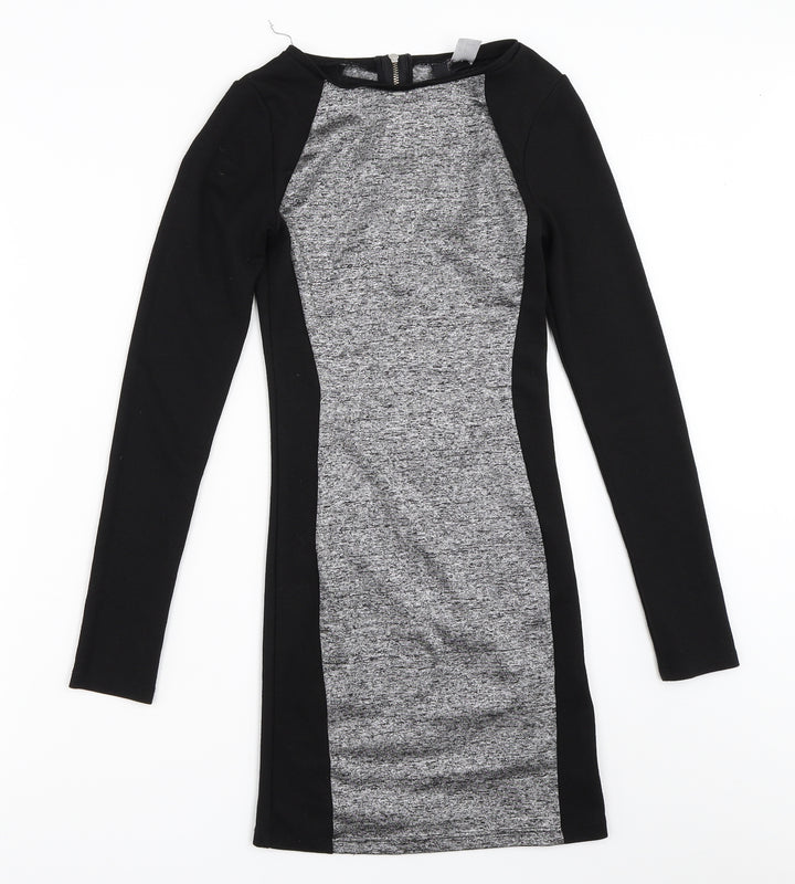 H&M Womens Black   Bodycon  Size 6