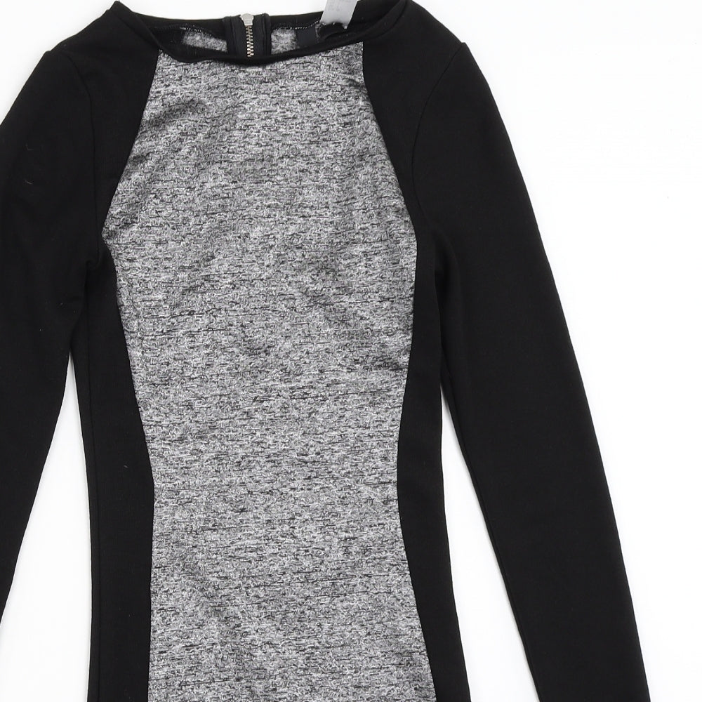 H&M Womens Black   Bodycon  Size 6