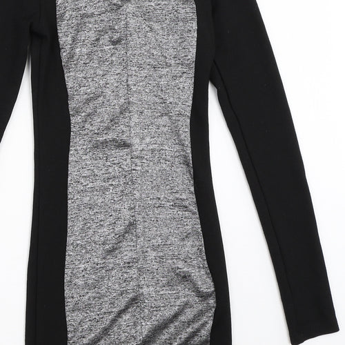 H&M Womens Black   Bodycon  Size 6