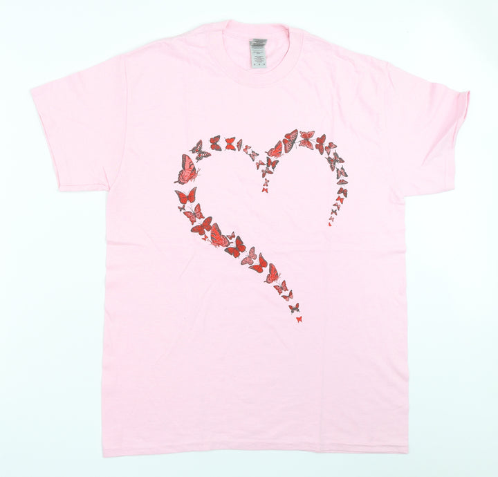 Gildan Womens Pink   Basic T-Shirt Size M