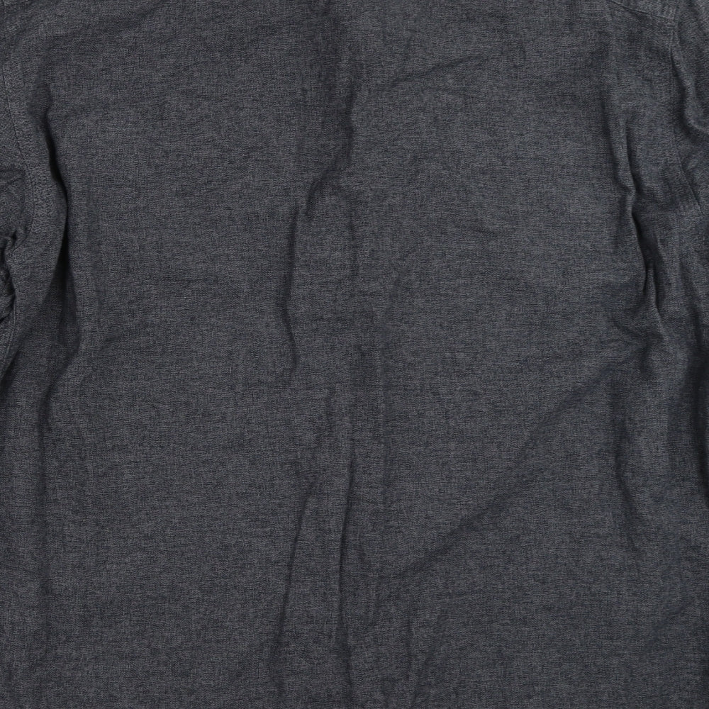 George Mens Grey    Button-Up Size XL