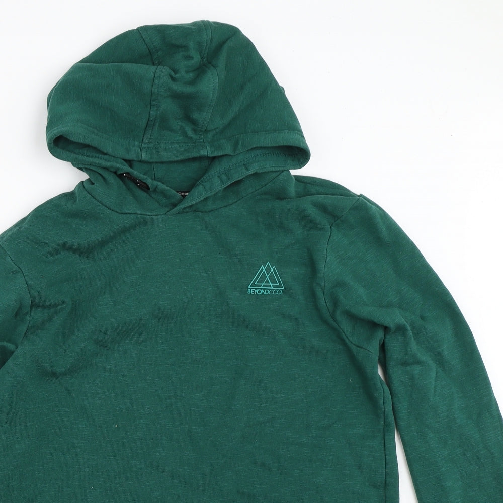 George Boys Green   Pullover Hoodie Size 13-14 Years