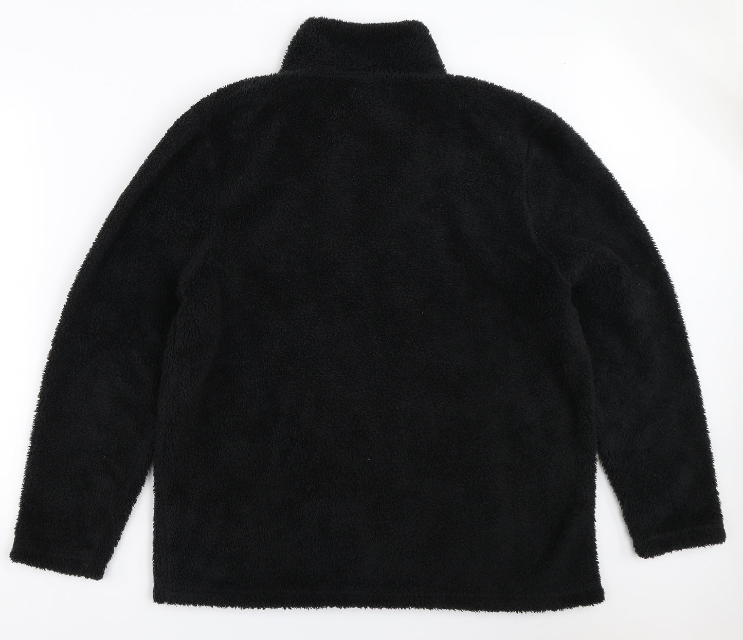 Studio Womens Black   Henley Sweatshirt Size 2XL