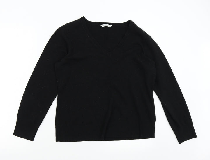 BHS Mens Black Knit Pullover Jumper