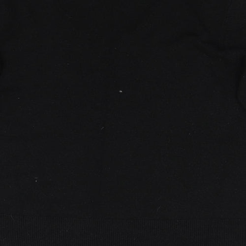 BHS Mens Black  Knit Pullover Jumper