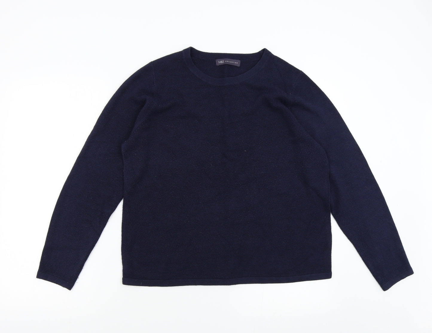 M&S Womens Blue   Pullover Jumper Size 16