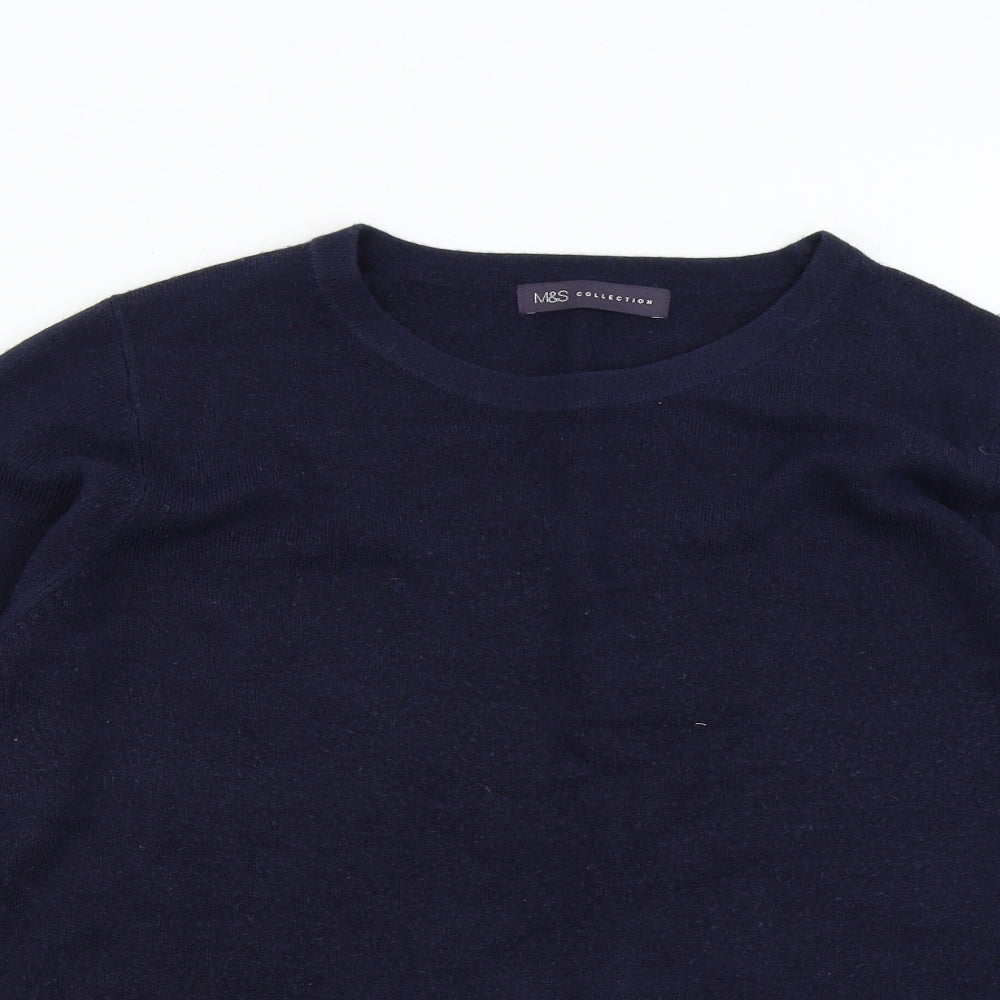 M&S Womens Blue   Pullover Jumper Size 16