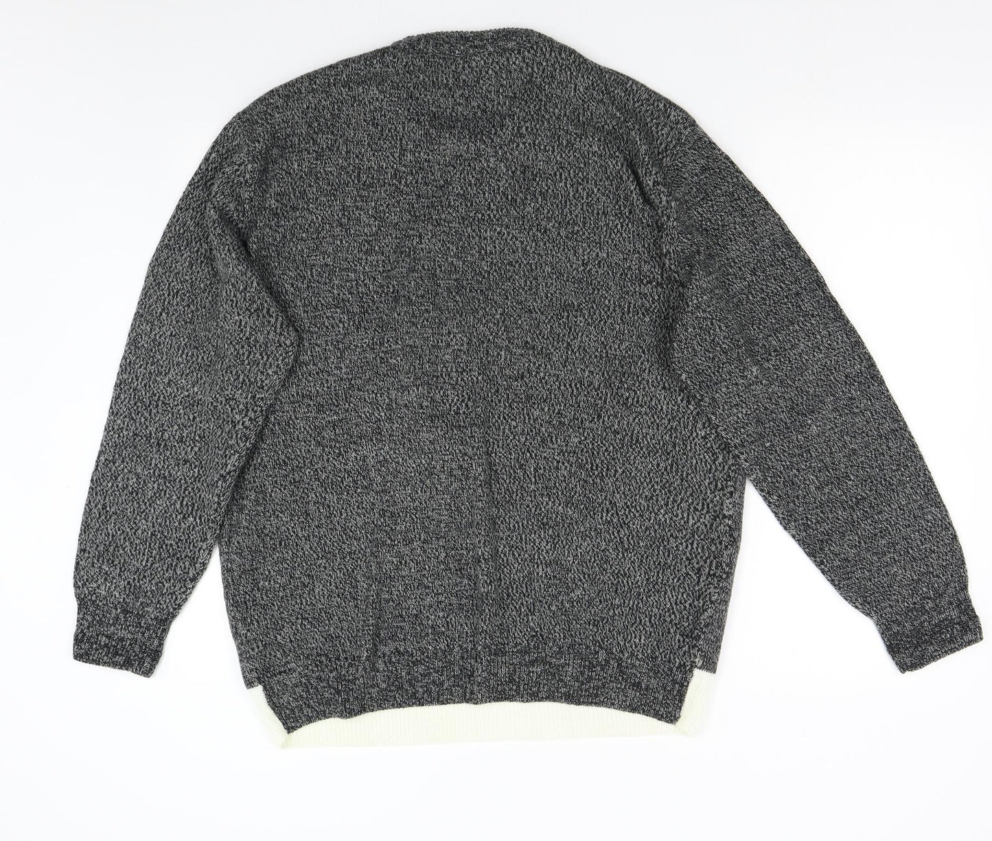 NEXT Mens Grey  Knit Pullover Jumper Size XL  - Snowman
