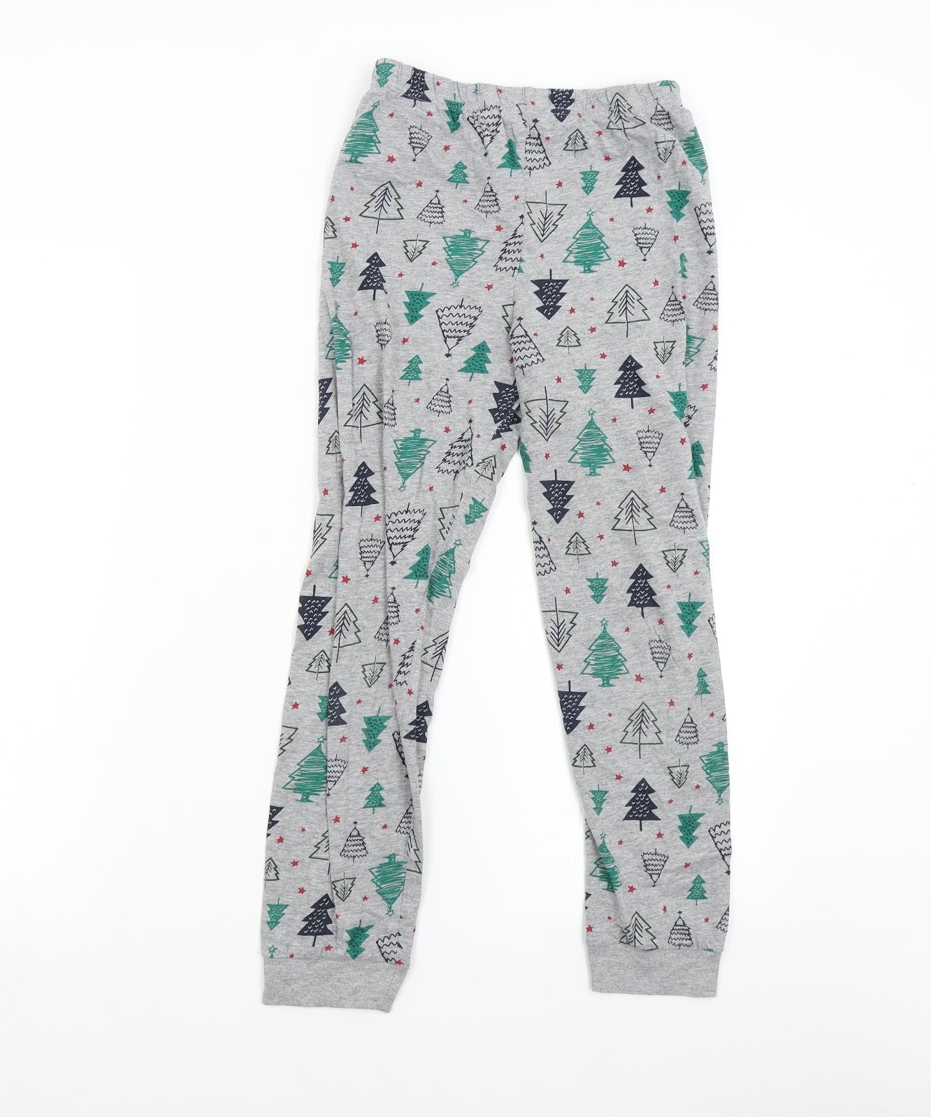 Primark Boys Grey Solid   Pyjama Pants Size 9-10 Years  - Trees