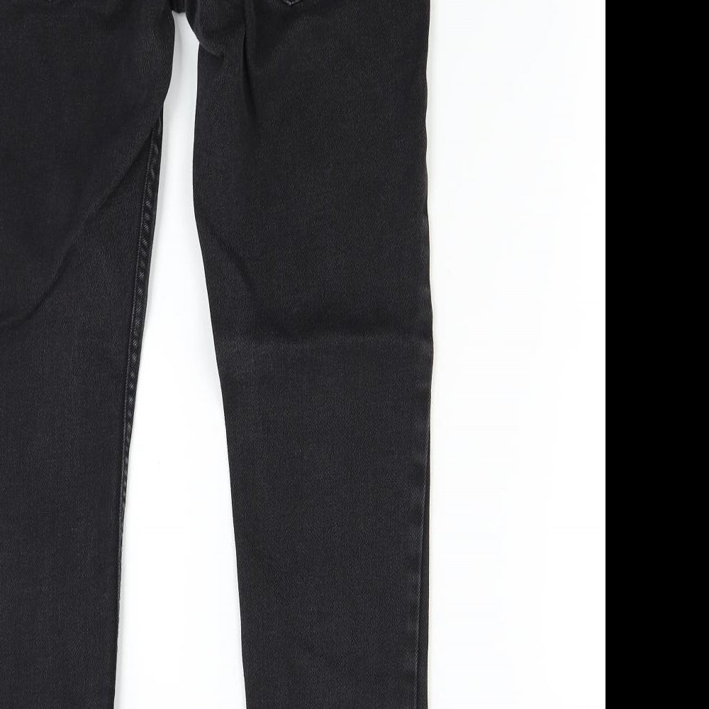 NEXT Mens Black  Denim Skinny Jeans Size 34 L31 in