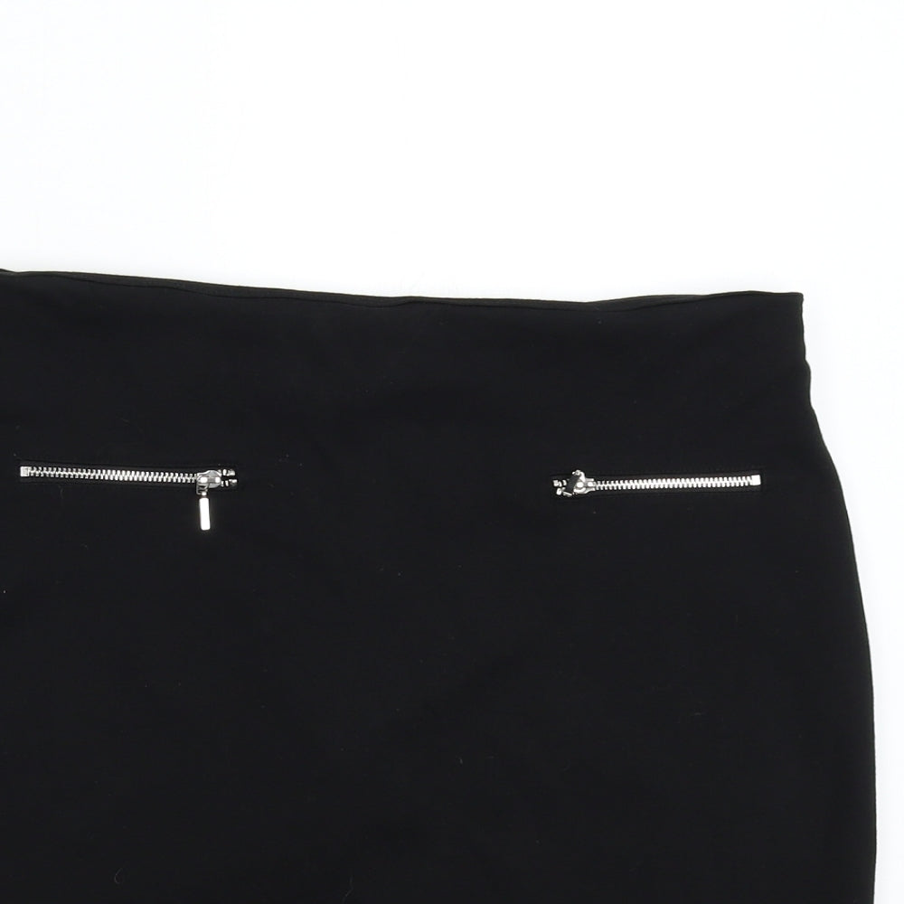 Matalan Womens Black   Mini Skirt Size 12