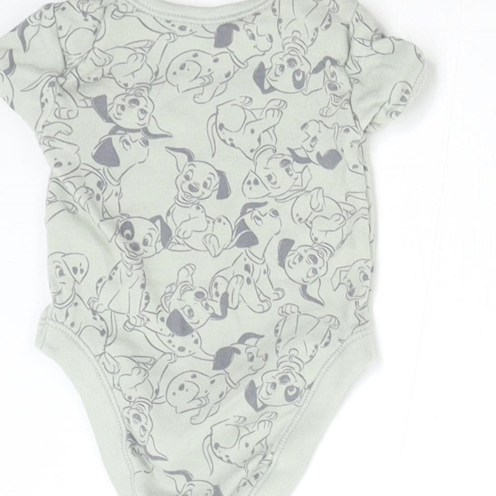 George Baby Green   Babygrow One-Piece Size 0-3 Months  - Disney 101 Dalmatians