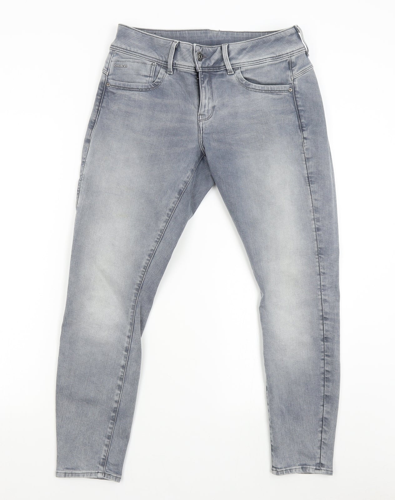 Raw Mens Grey  Denim Skinny Jeans Size 31 L28 in