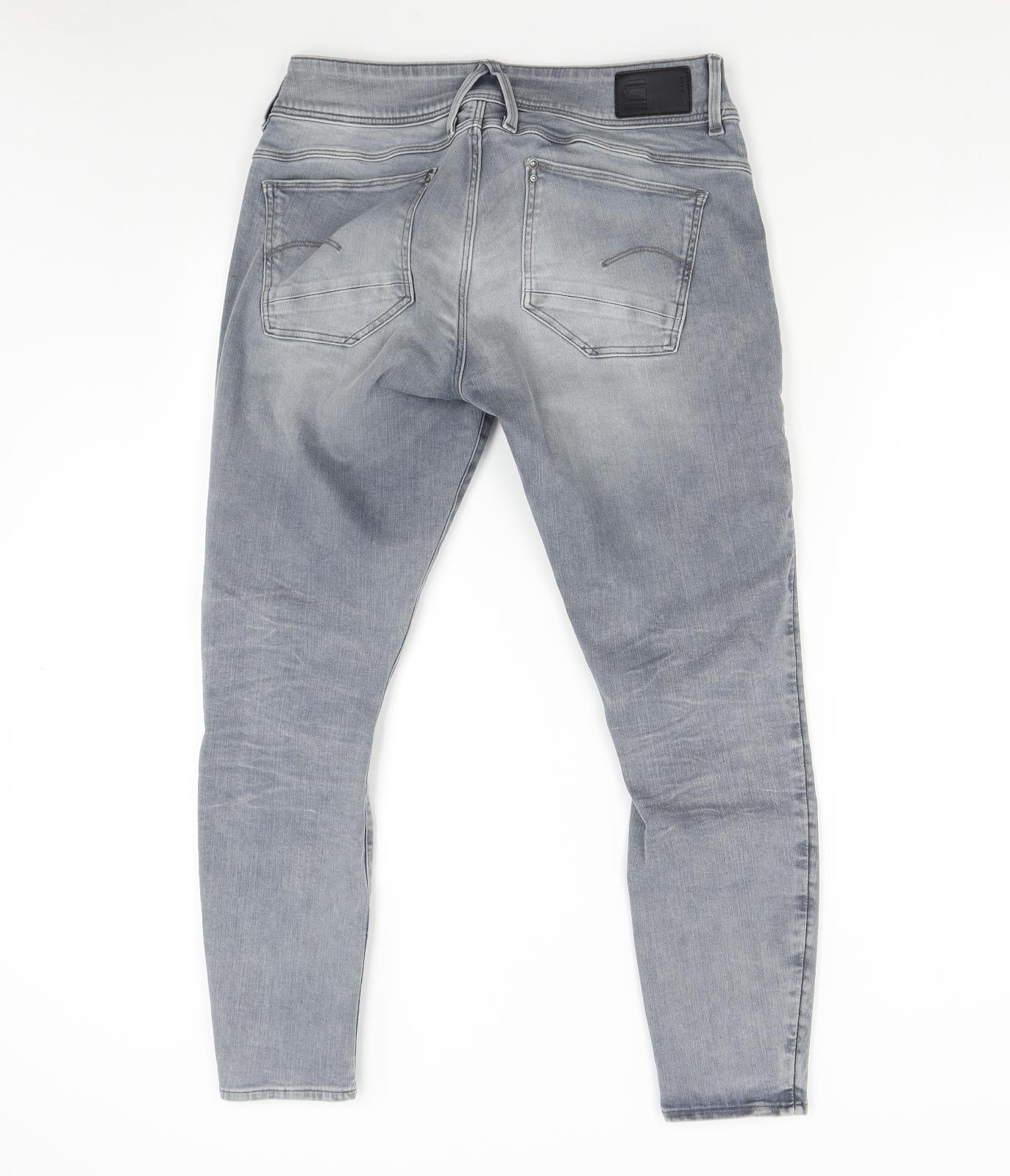 Raw Mens Grey  Denim Skinny Jeans Size 31 L28 in