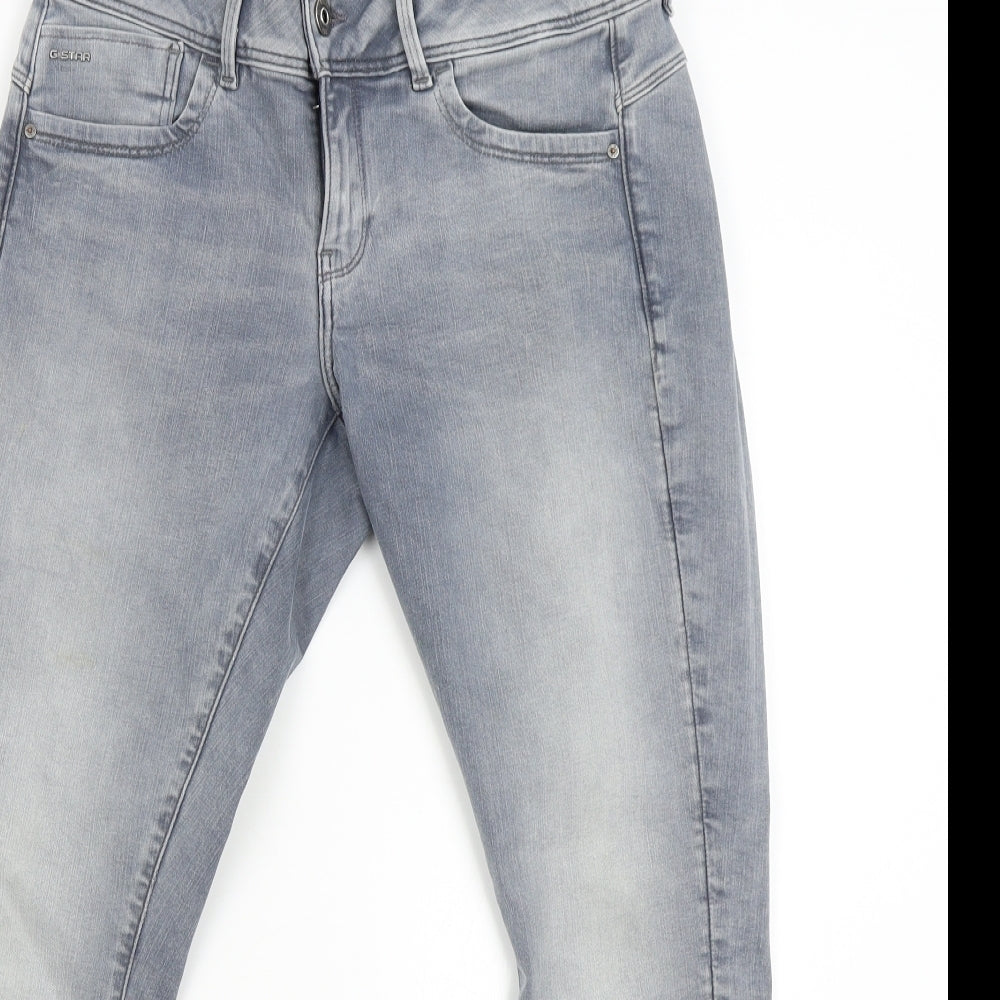 Raw Mens Grey  Denim Skinny Jeans Size 31 L28 in
