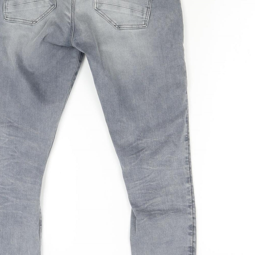 Raw Mens Grey  Denim Skinny Jeans Size 31 L28 in