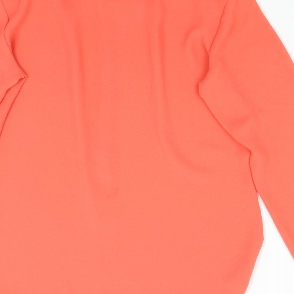 Benetton Womens Orange   Basic Blouse Size S