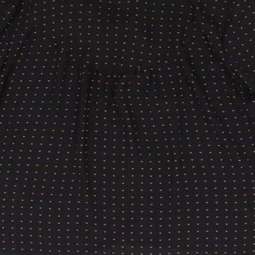 Warehouse Womens Black   Basic Blouse Size 12  - Hearts