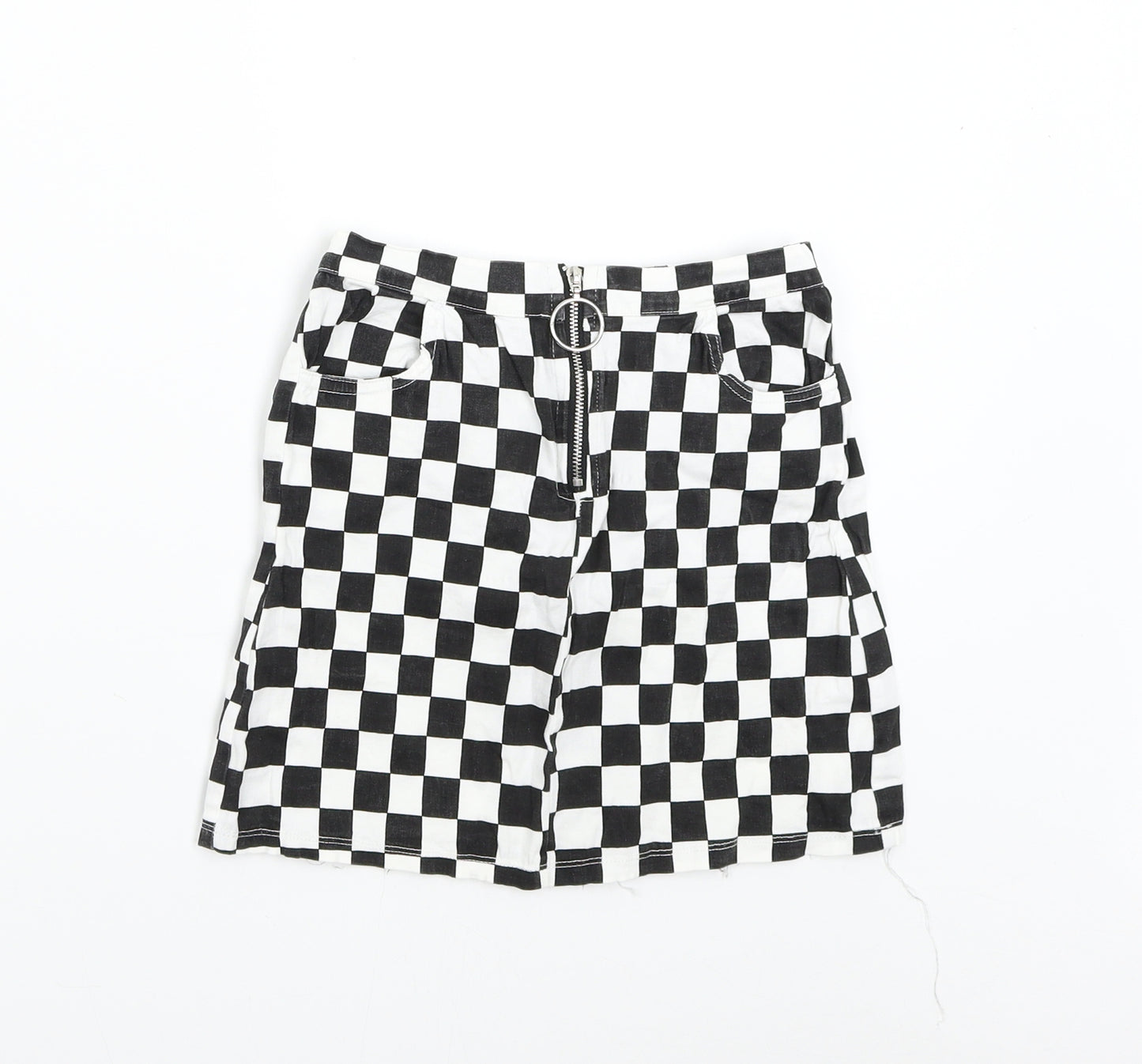 SheIn Girls Multicoloured Check  Mini Skirt Size 11-12 Years