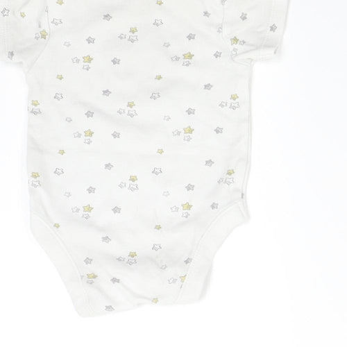 George Baby Grey   Babygrow One-Piece Size 0-3 Months  - Stars Made with Love