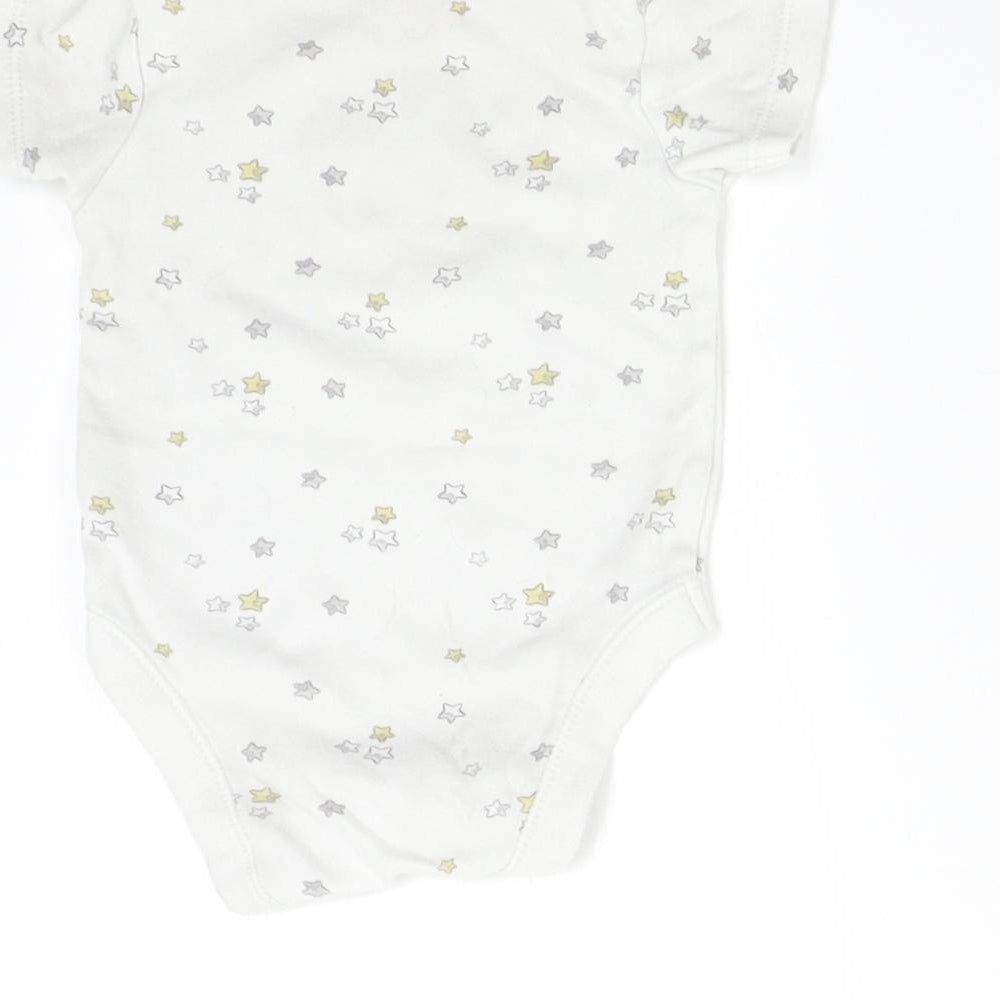 George Baby Grey   Babygrow One-Piece Size 0-3 Months  - Stars Made with Love