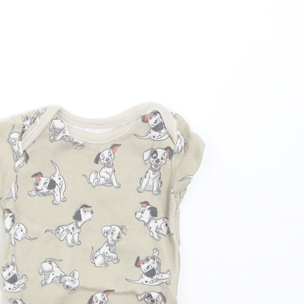 George Baby Brown   Babygrow One-Piece Size 0-3 Months  - Disney 101 Dalmatians