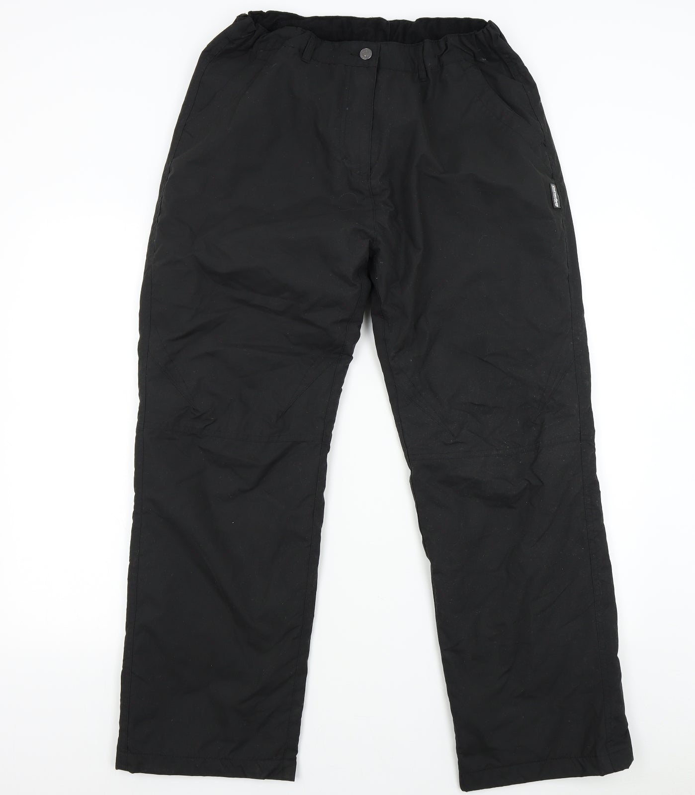 Crane Womens Black   Windbreaker Trousers Size M L28 in