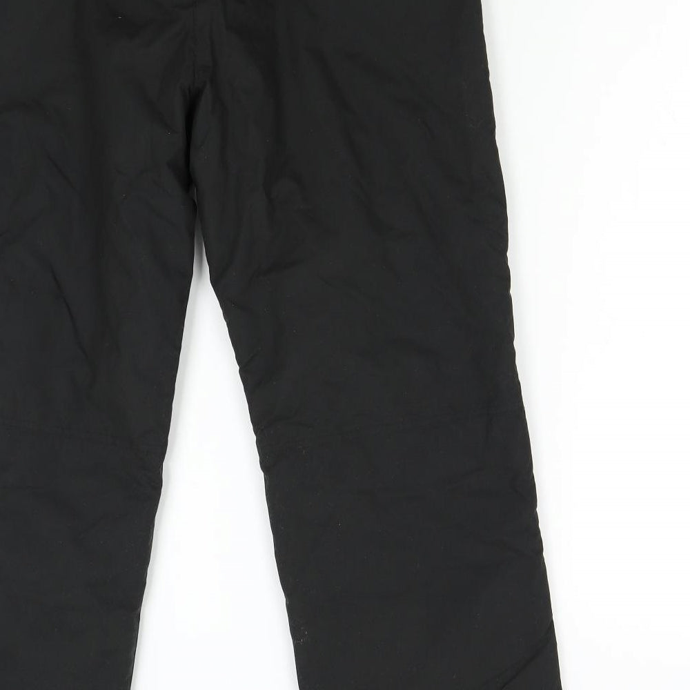 Crane Womens Black   Windbreaker Trousers Size M L28 in