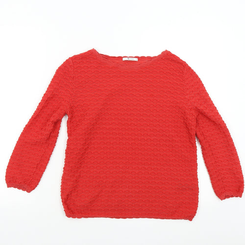 TU Womens Red   Pullover Jumper Size 8