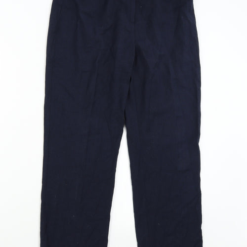 Papaya Womens Blue   Trousers  Size 14 L28 in