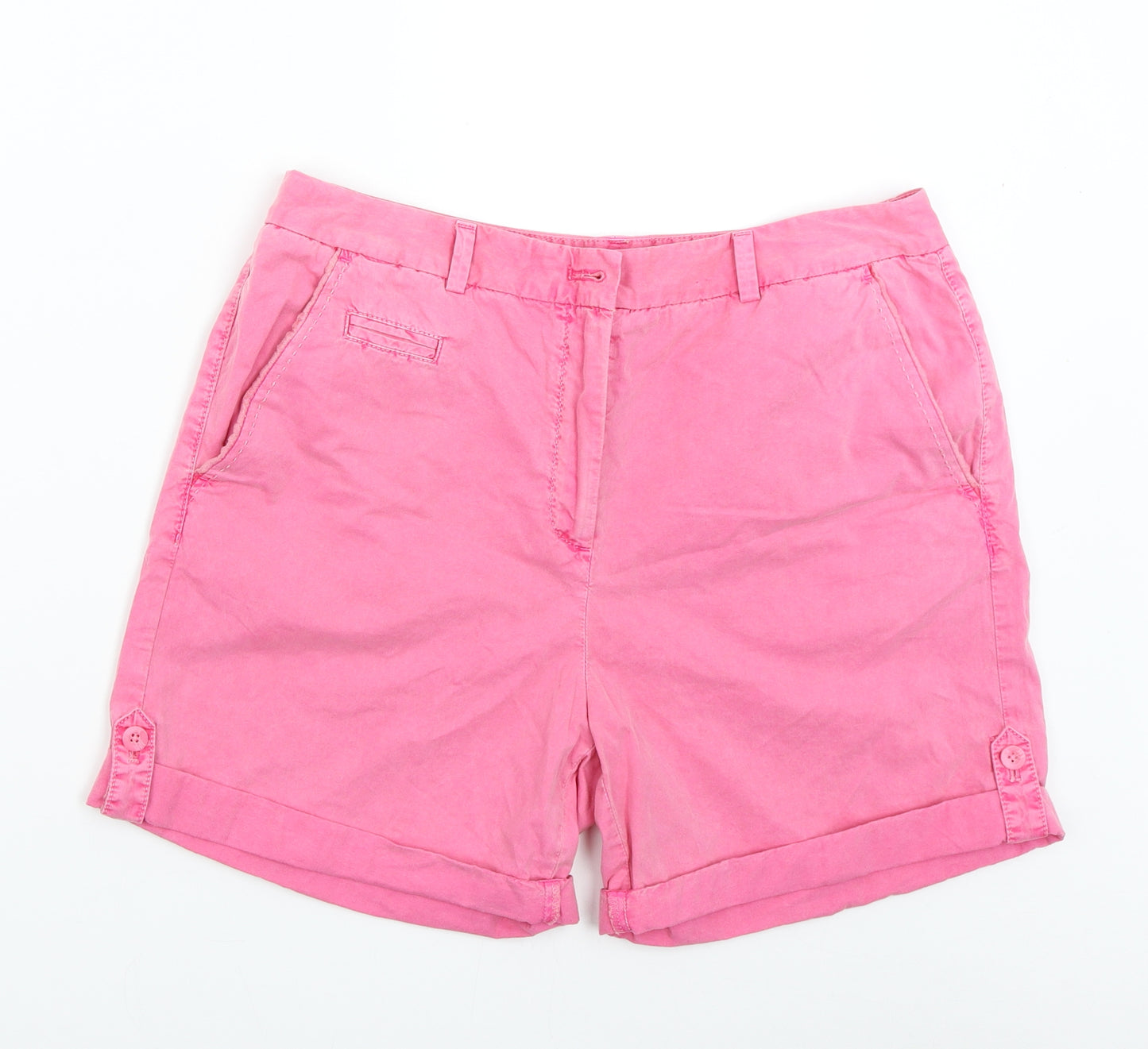 M&S Womens Pink   Bermuda Shorts Size 14