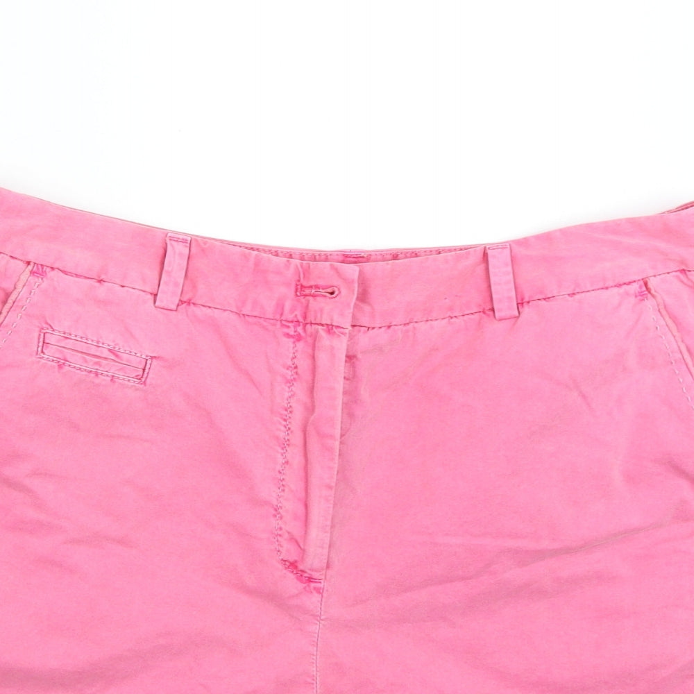 M&S Womens Pink   Bermuda Shorts Size 14